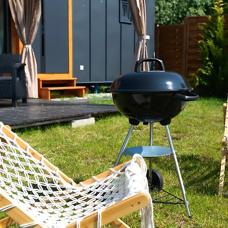 Kemping 3 Widoki Kiekrz -domki Tiny House Z Prywatna Plaza I Pomostem Nad Jeziorem Kierskim *