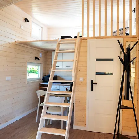 캠프장 3 Widoki Kiekrz -domki Tiny House Z Prywatna Plaza I Pomostem Nad Jeziorem Kierskim