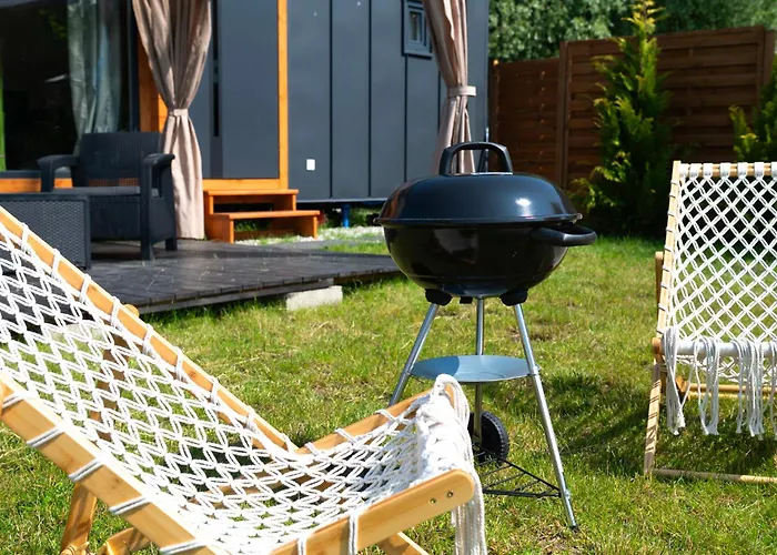 Campingplads 3 Widoki Kiekrz -domki Tiny House Z Prywatna Plaza I Pomostem Nad Jeziorem Kierskim *