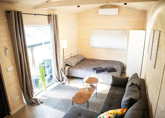 Campingplads 3 Widoki Kiekrz -domki Tiny House Z Prywatna Plaza I Pomostem Nad Jeziorem Kierskim *