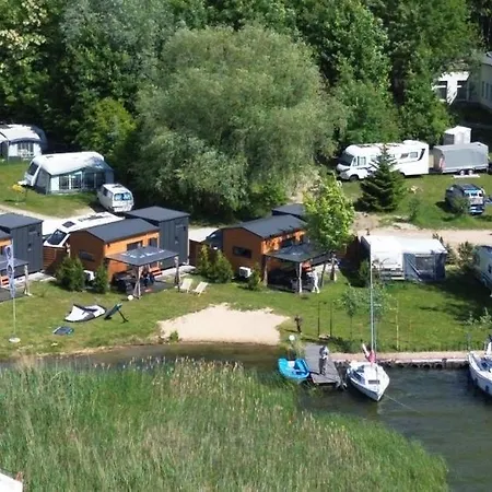 Camping 3 Widoki Kiekrz -domki Tiny House Z Prywatna Plaza I Pomostem Nad Jeziorem Kierskim