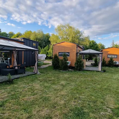 Camping 3 Widoki Kiekrz -domki Tiny House Z Prywatna Plaza I Pomostem Nad Jeziorem Kierskim Poznań