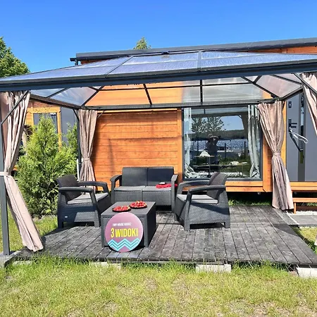 3 Widoki Kiekrz -domki Tiny House Z Prywatna Plaza I Pomostem Nad Jeziorem Kierskim Poznań