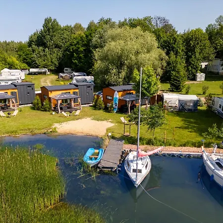 3 Widoki Kiekrz -domki Tiny House Z Prywatna Plaza I Pomostem Nad Jeziorem Kierskim Camping