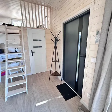 3 Widoki Kiekrz -domki Tiny House Z Prywatna Plaza I Pomostem Nad Jeziorem Kierskim 캠프장