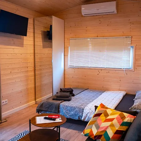 3 Widoki Kiekrz -domki Tiny House Z Prywatna Plaza I Pomostem Nad Jeziorem Kierskim 포즈난