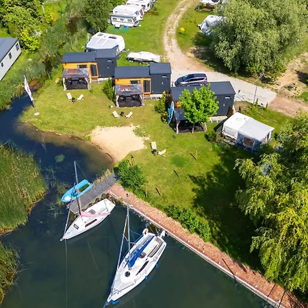 3 Widoki Kiekrz -domki Tiny House Z Prywatna Plaza I Pomostem Nad Jeziorem Kierskim 캠프장