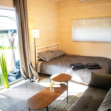 캠프장 3 Widoki Kiekrz -domki Tiny House Z Prywatna Plaza I Pomostem Nad Jeziorem Kierskim *