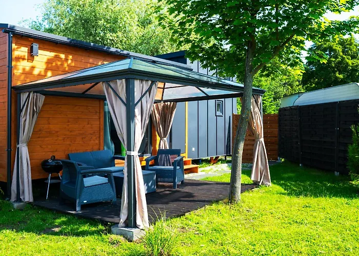 3 Widoki Kiekrz -domki Tiny House Z Prywatna Plaza I Pomostem Nad Jeziorem Kierskim Кемпинг