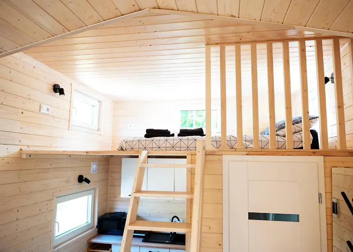 3 Widoki Kiekrz -domki Tiny House Z Prywatna Plaza I Pomostem Nad Jeziorem Kierskim Кемпинг Познань