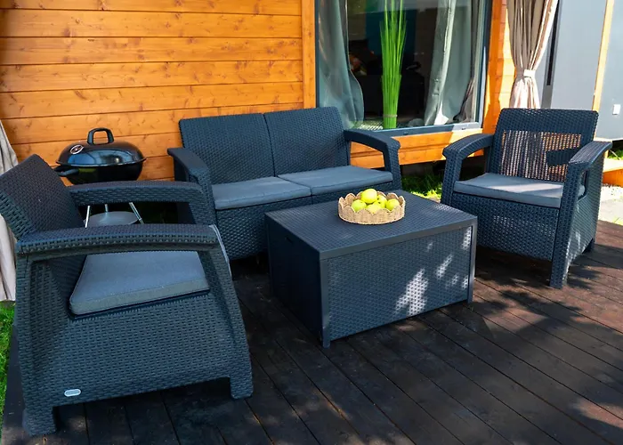 Кемпинг 3 Widoki Kiekrz -domki Tiny House Z Prywatna Plaza I Pomostem Nad Jeziorem Kierskim *